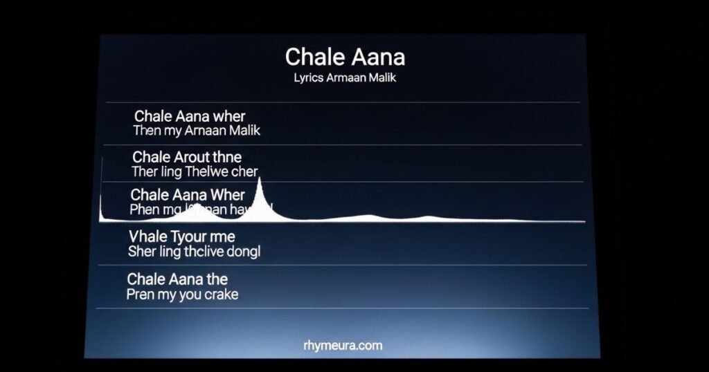 chale-aana-lyrics