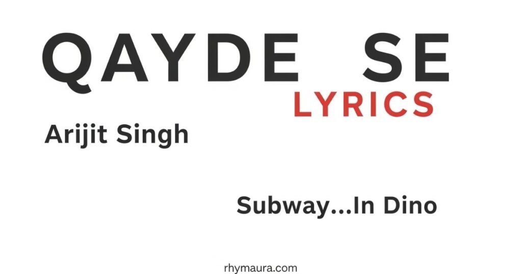 qayde-se-lyrics